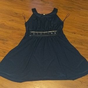 Jewel waisted mini dress